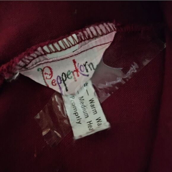 Vintage Bell bottoms  women's  size / go by measurements maroon pre-owned - Picture 5 of 5